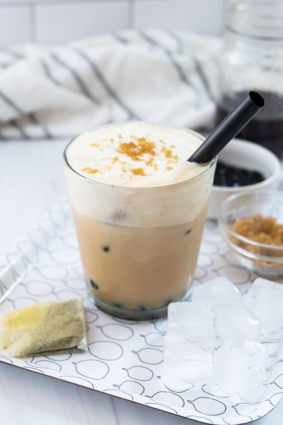 iced boba tea