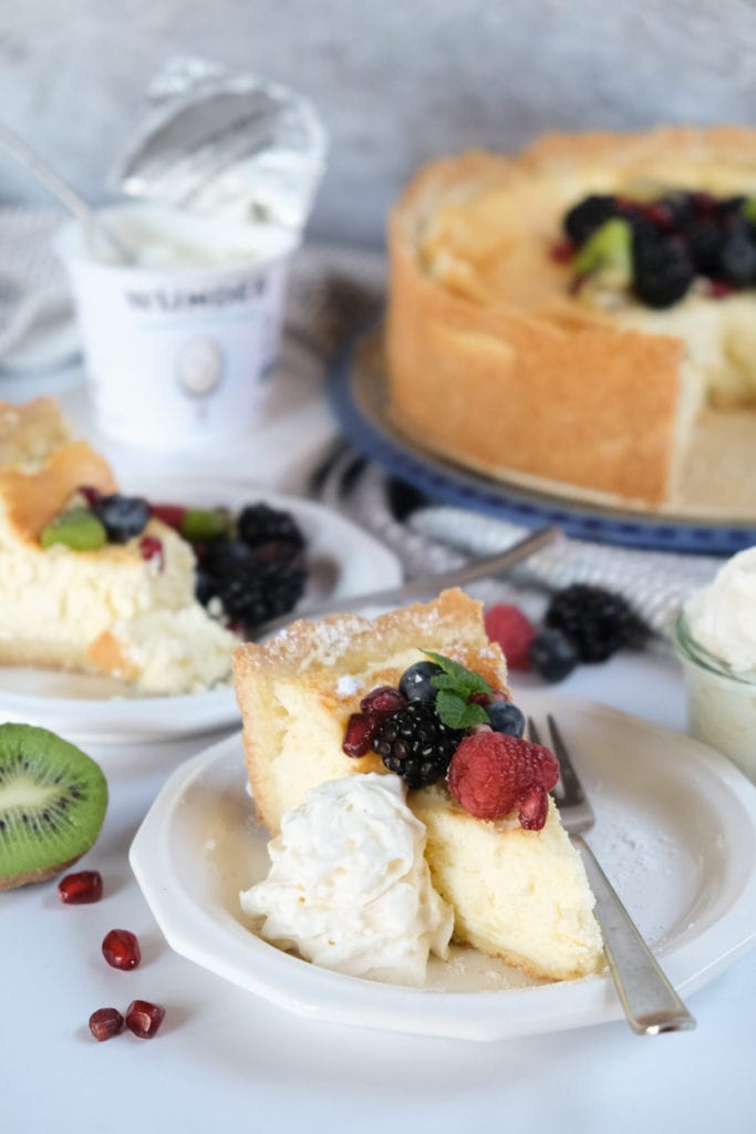 german cheesecake with quark