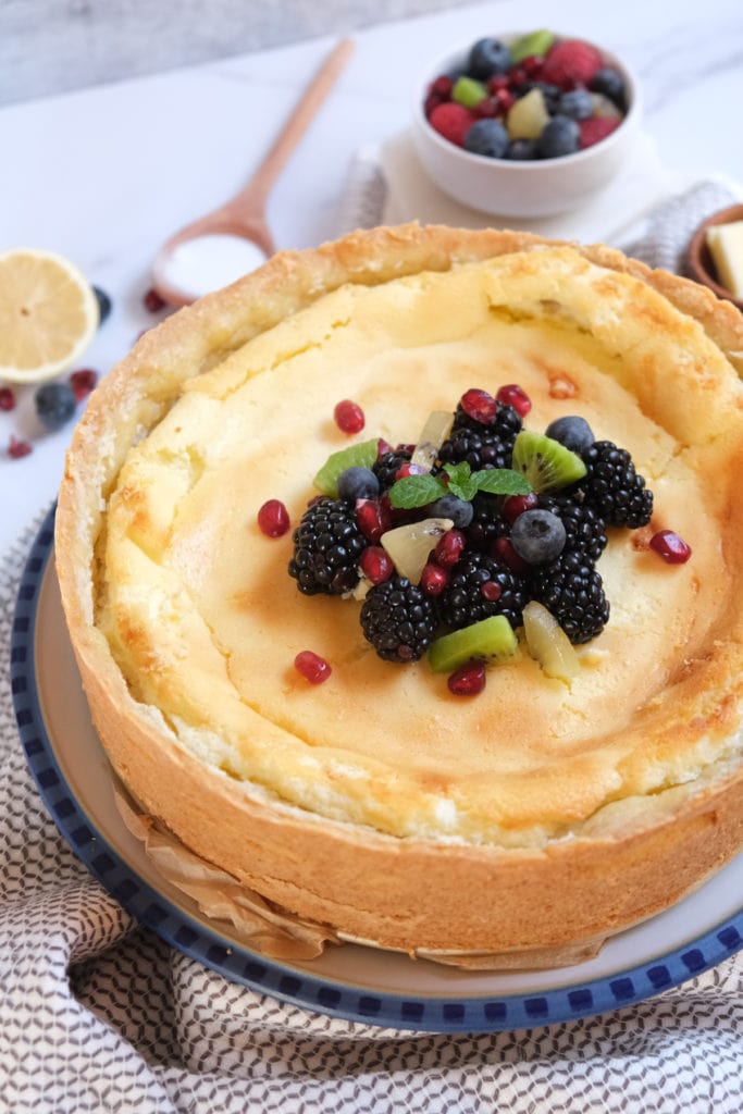 german cheesecake with quark