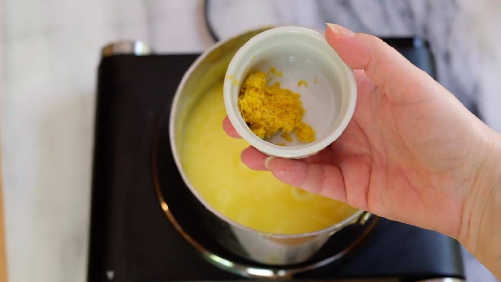 add lemon zest