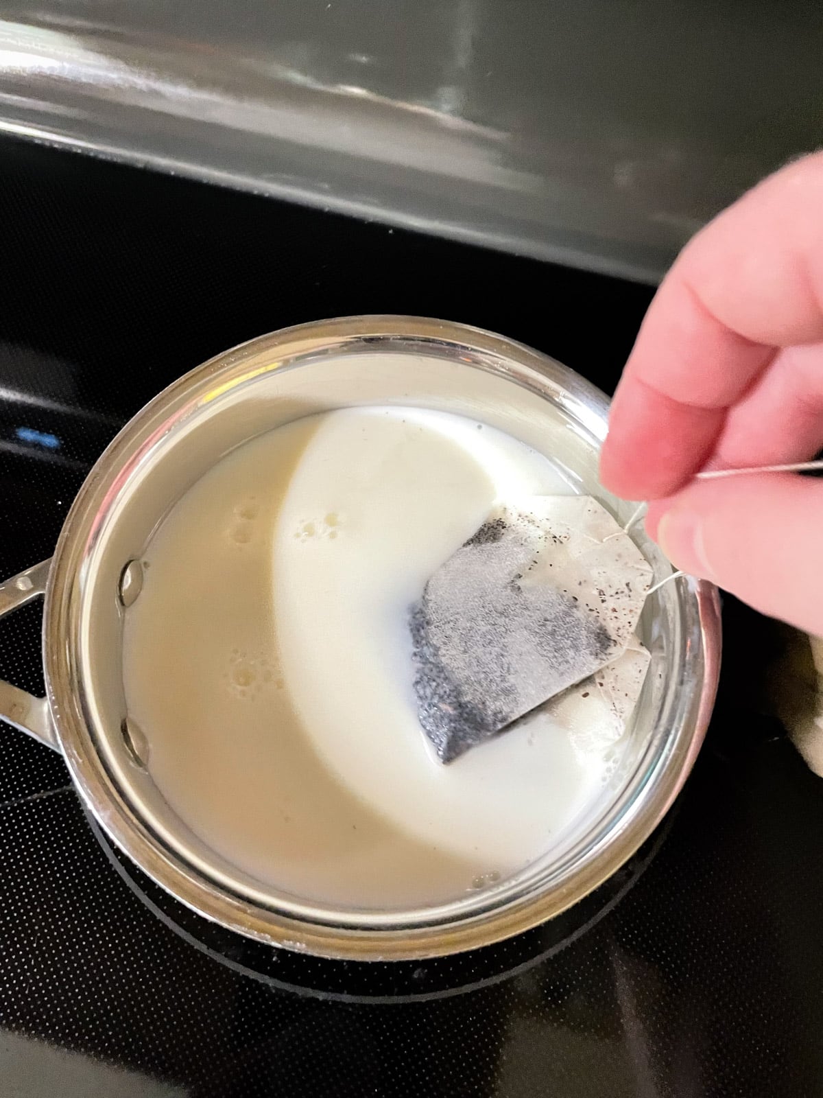 add tea bags