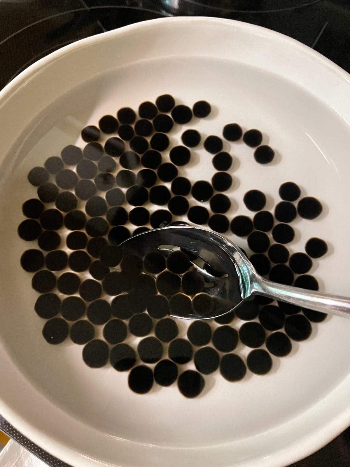cool the boba in cold water
